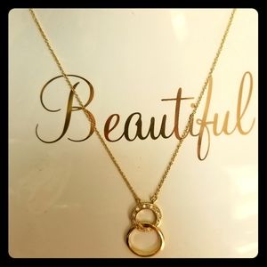 16-18 inch gold costume necklace